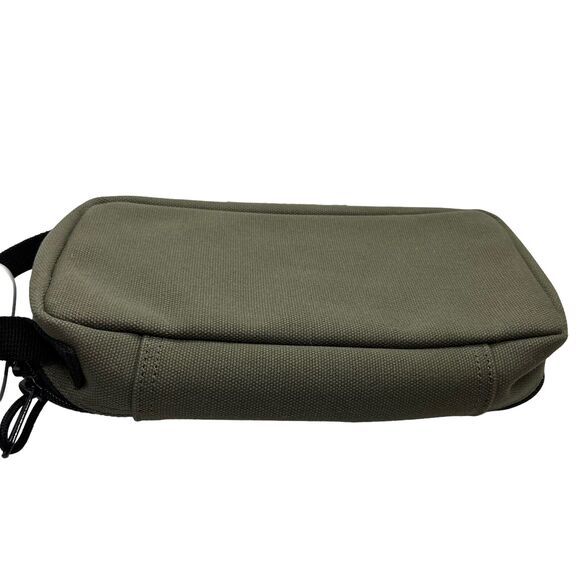 Rough Enough Small Tool Bag Pouch Zipper Big Pencil Case Set of Two Olive Green - Picture 6 of 16